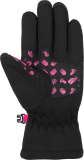 Reusch Kiddy 6385174 7720 black pink back